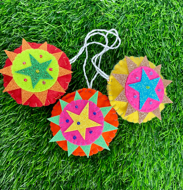  Christmas baubles.