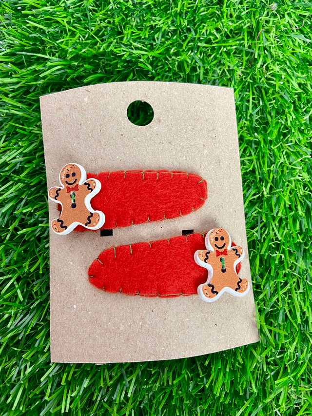 Hair clips.