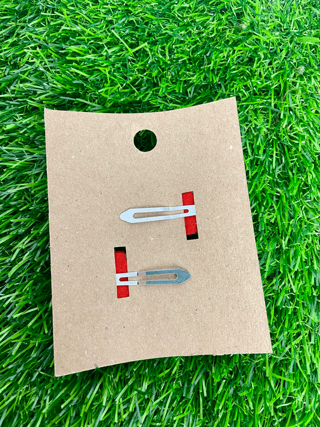 Hair clips.