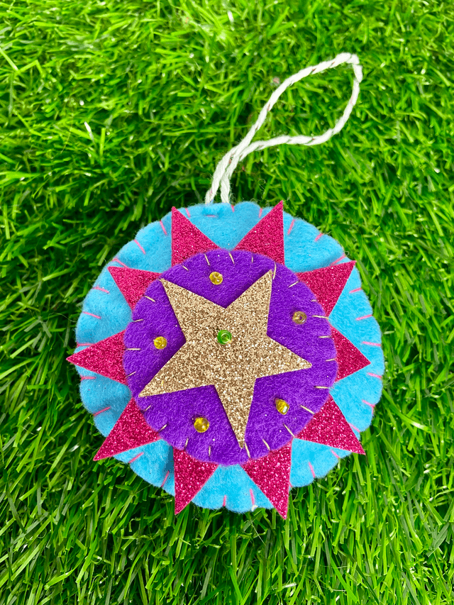 Christmas baubles.