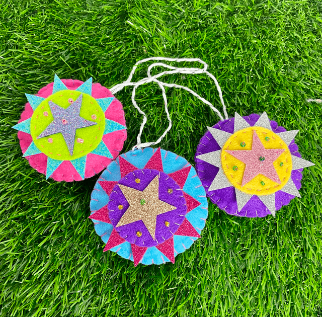 Christmas baubles.
