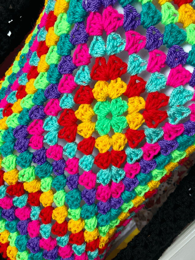 Granny square jumper